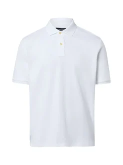 Andrew James Herren Poloshirt in weiß - Ärmel: kurzarm