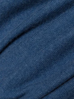 Andrew James Herren Pure Cashmere Pullover in indigo