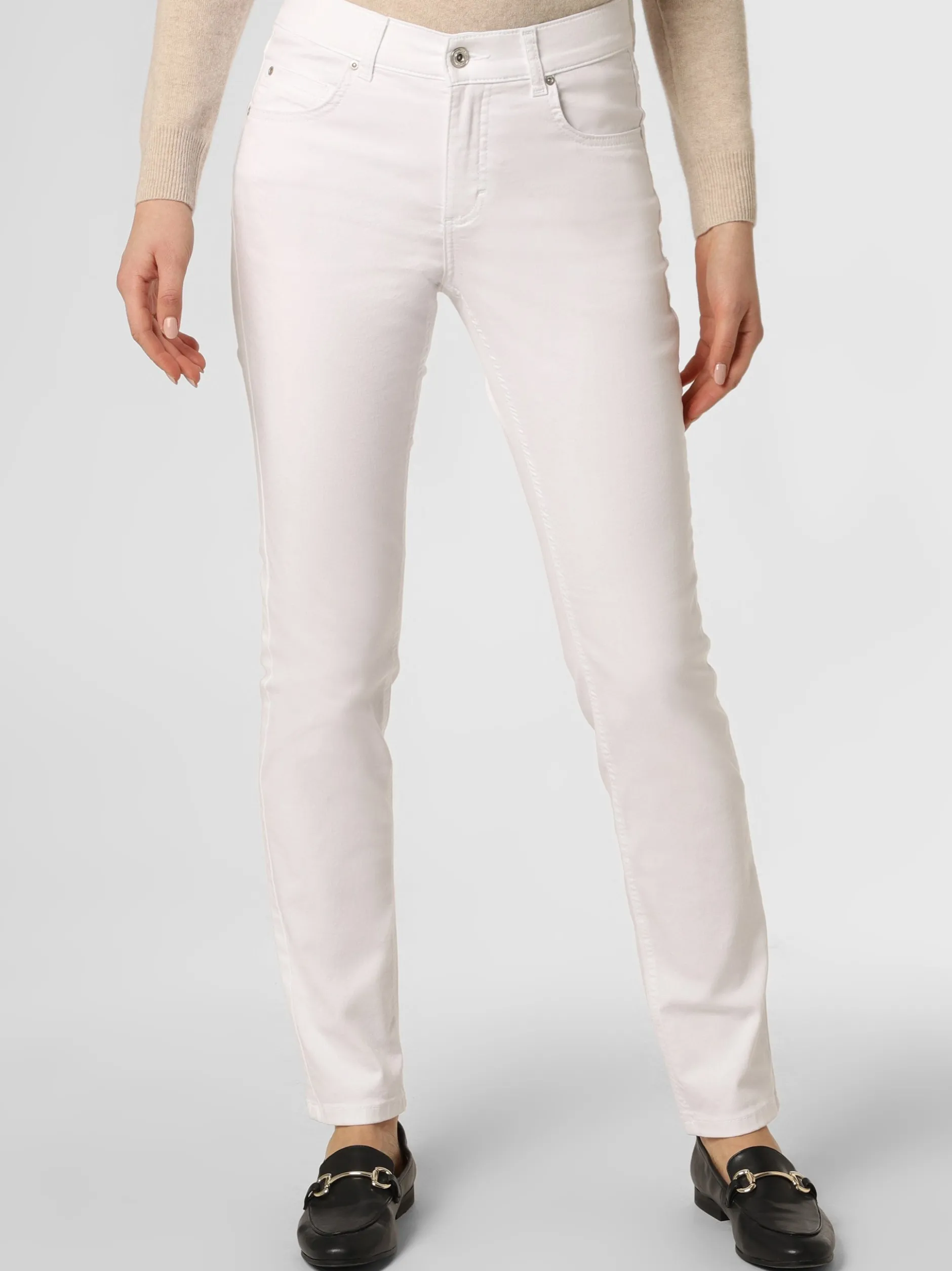 Angels Damen Jeans - Cici in weiß - Länge: lang