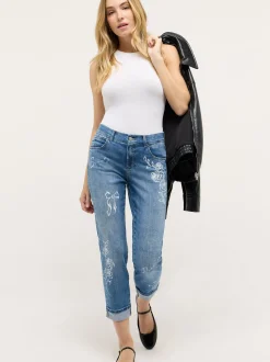 Angels Damen Jeans - Darleen Beauty in medium stone