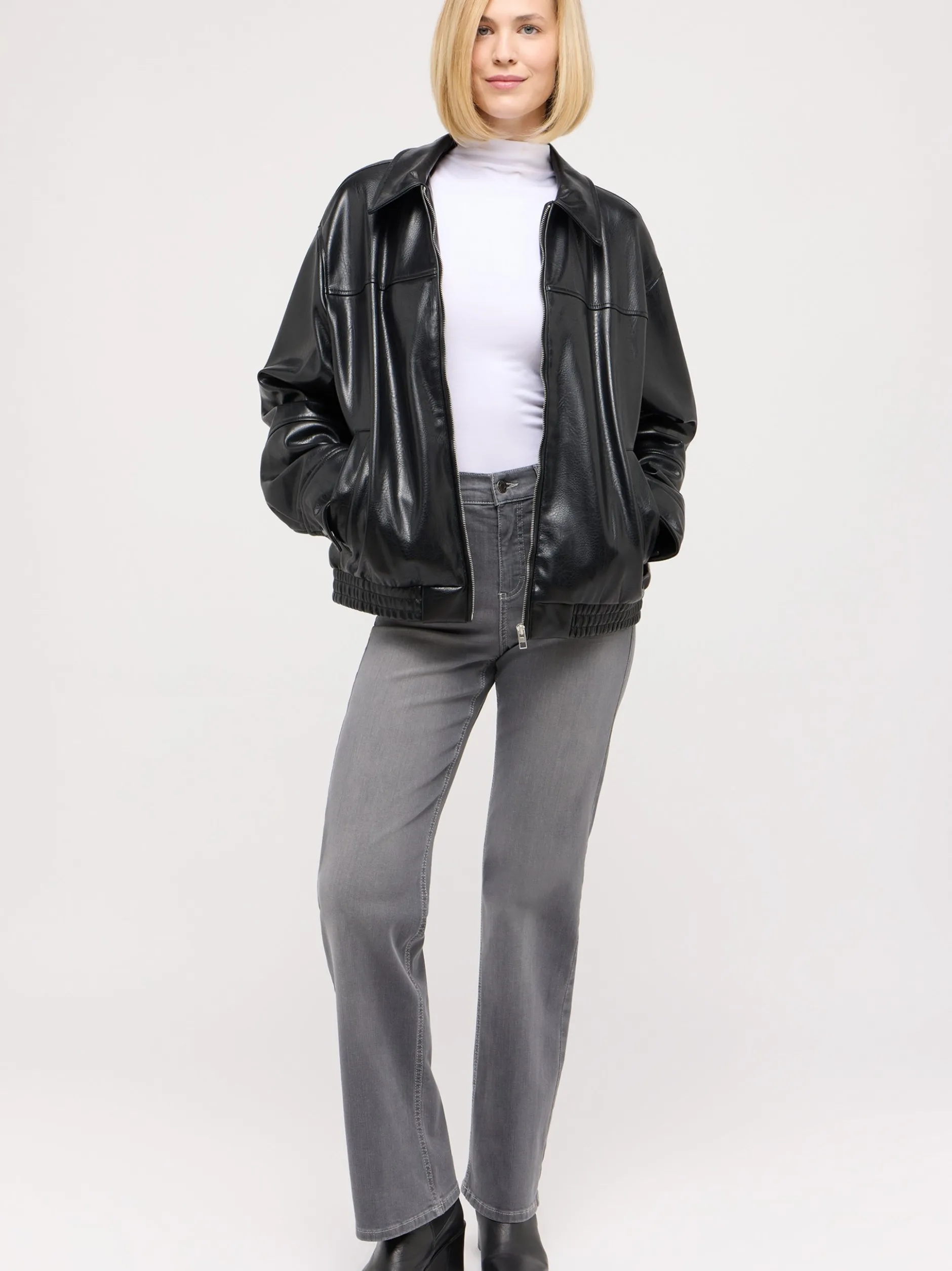 Angels Damen Jeans - Lara in grau - Länge: lang