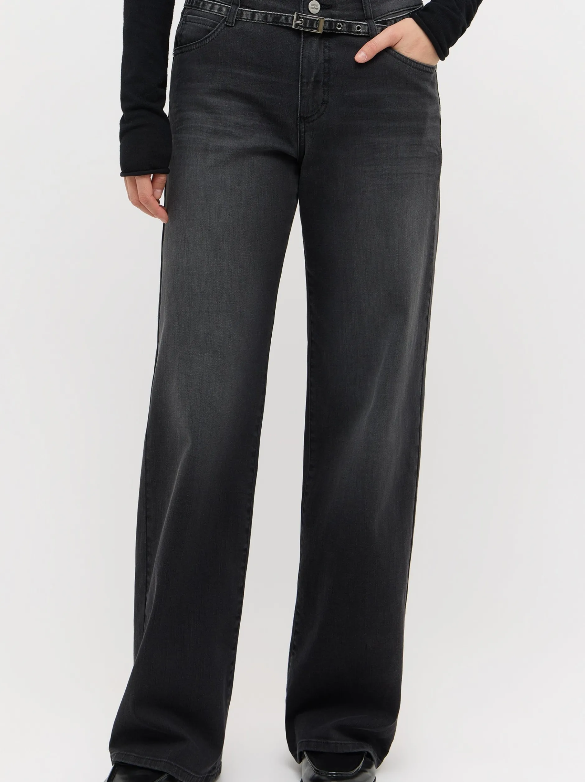 Angels Damen Jeans - Liz City in anthrazit - Länge: lang