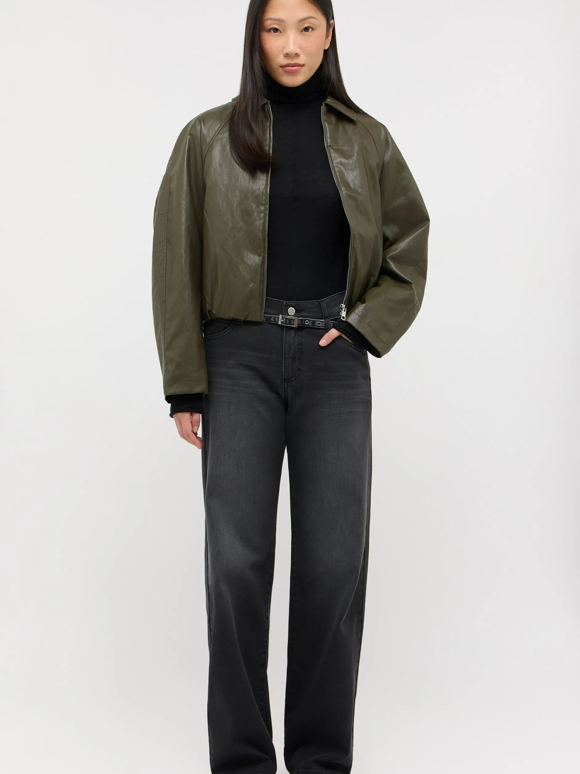 Angels Damen Jeans - Liz City in anthrazit - Länge: lang