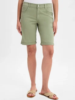 Angels Damen Shorts in lind - Länge: kurz