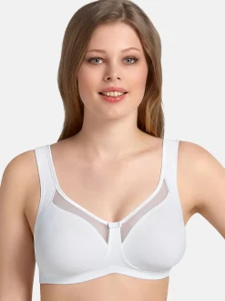 Anita Damen Komfort BH ohne Bügel - Clara in weiß