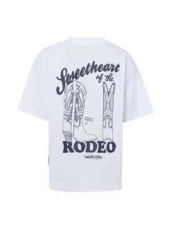 Another Cotton Lab Damen T-Shirt - Another Rodeo in weiß