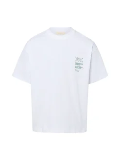 Another Cotton Lab Herren T-Shirt - Athletic Department in weiß tanne