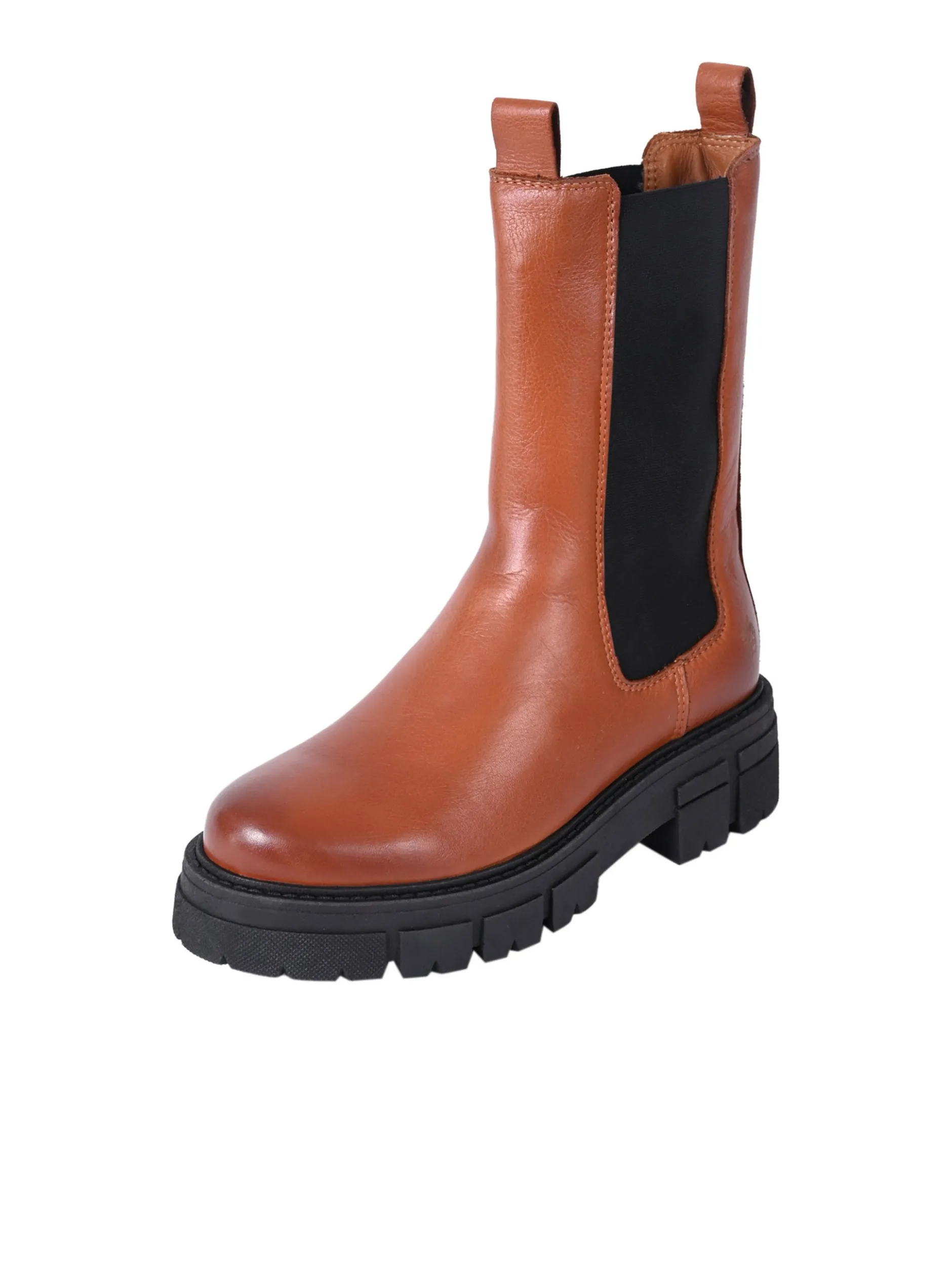 Apple of Eden Damen Chelsea-Boots - CHER in cognac