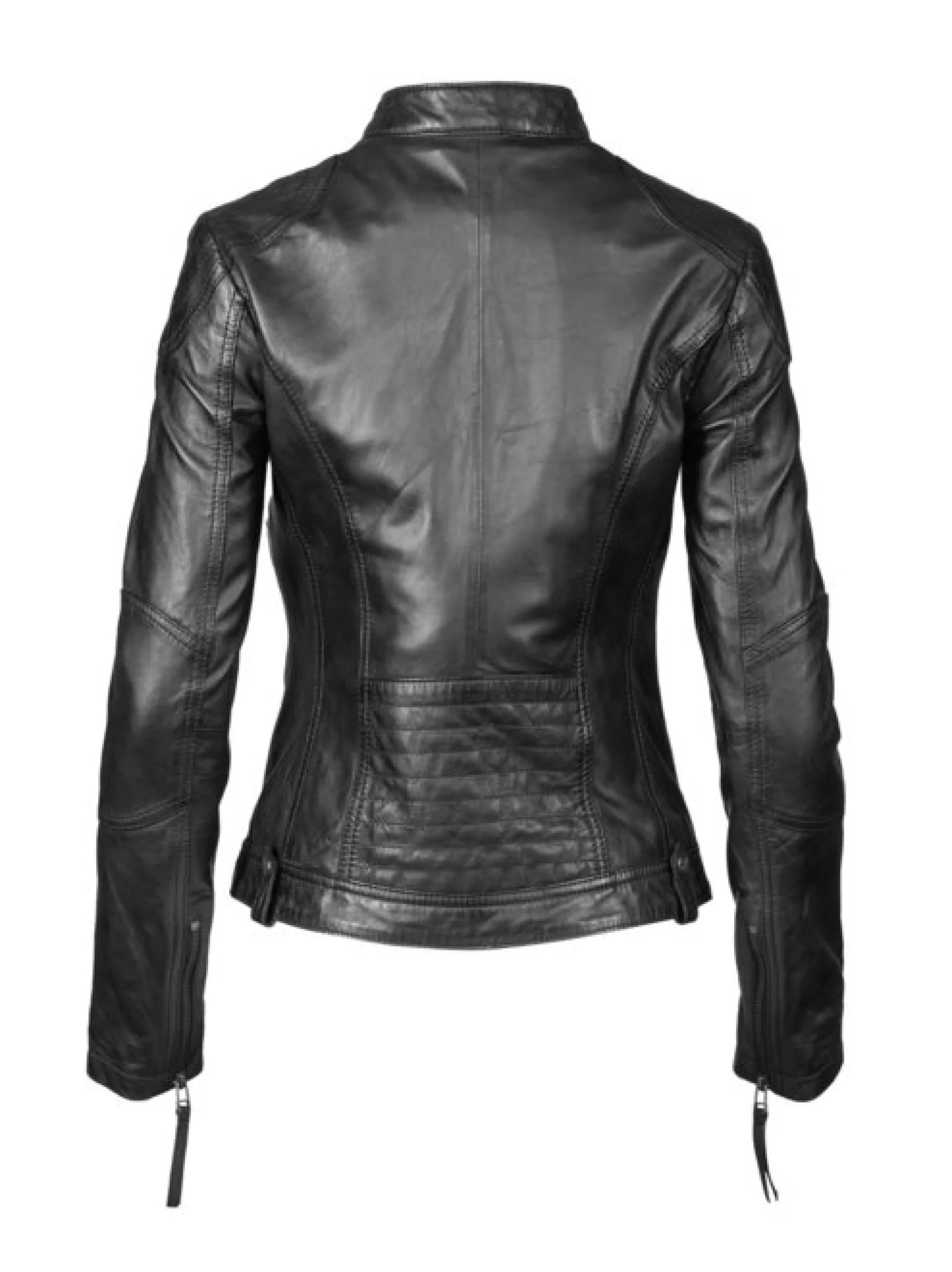 Apple of Eden Damen Lederjacke - 142 in schwarz