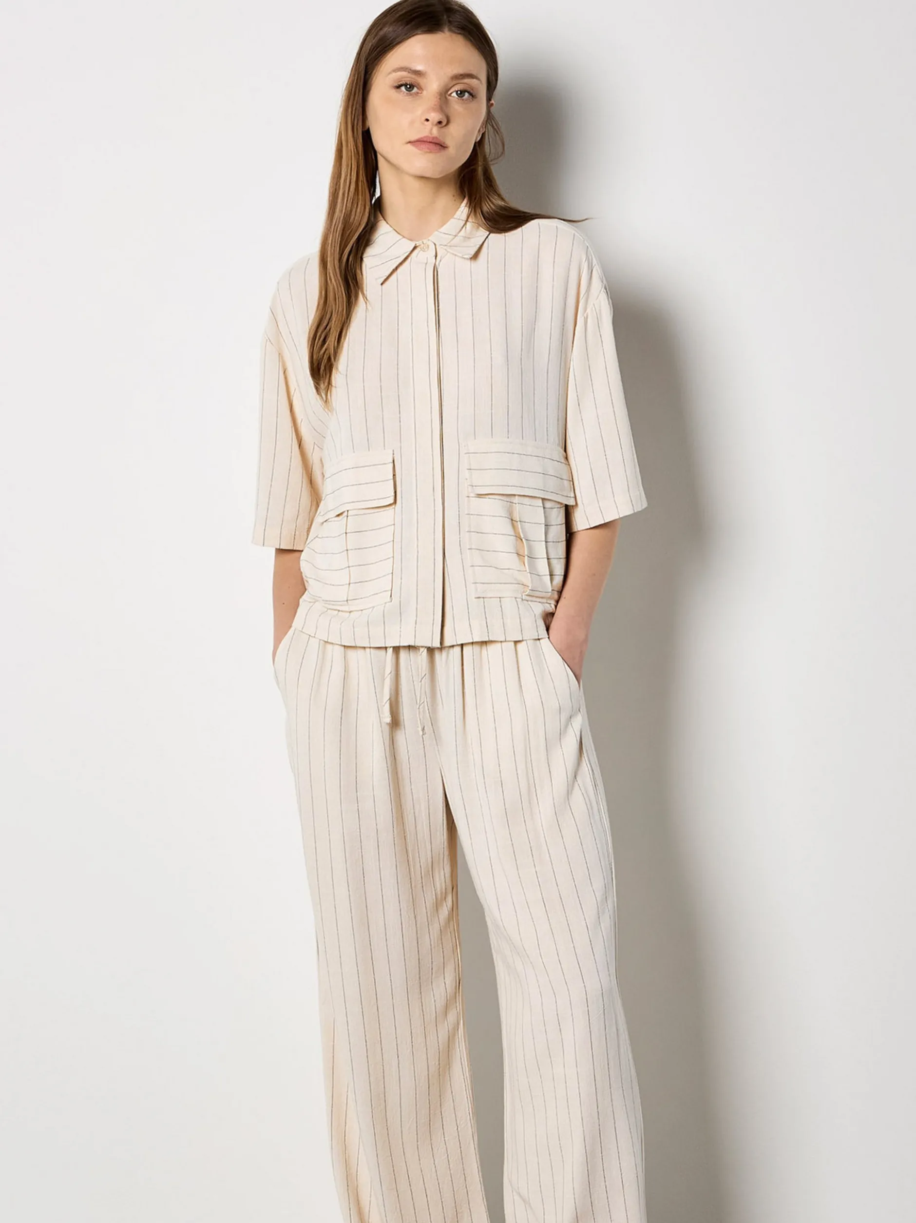 Apricot Damen Bluse in beige - Ärmel: 3/4 Arm