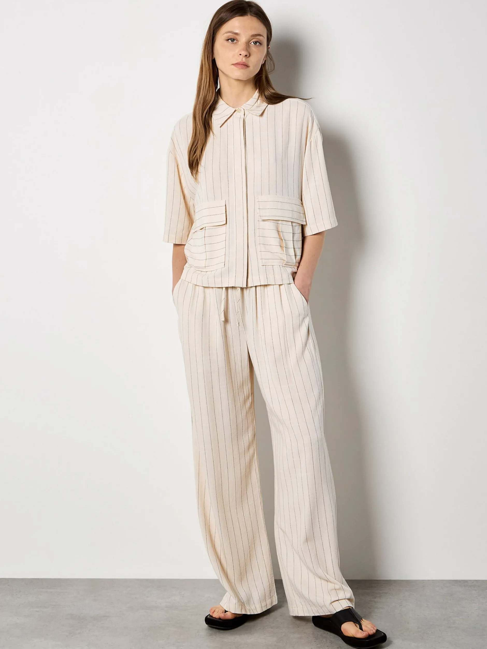 Apricot Damen Bluse in beige - Ärmel: 3/4 Arm