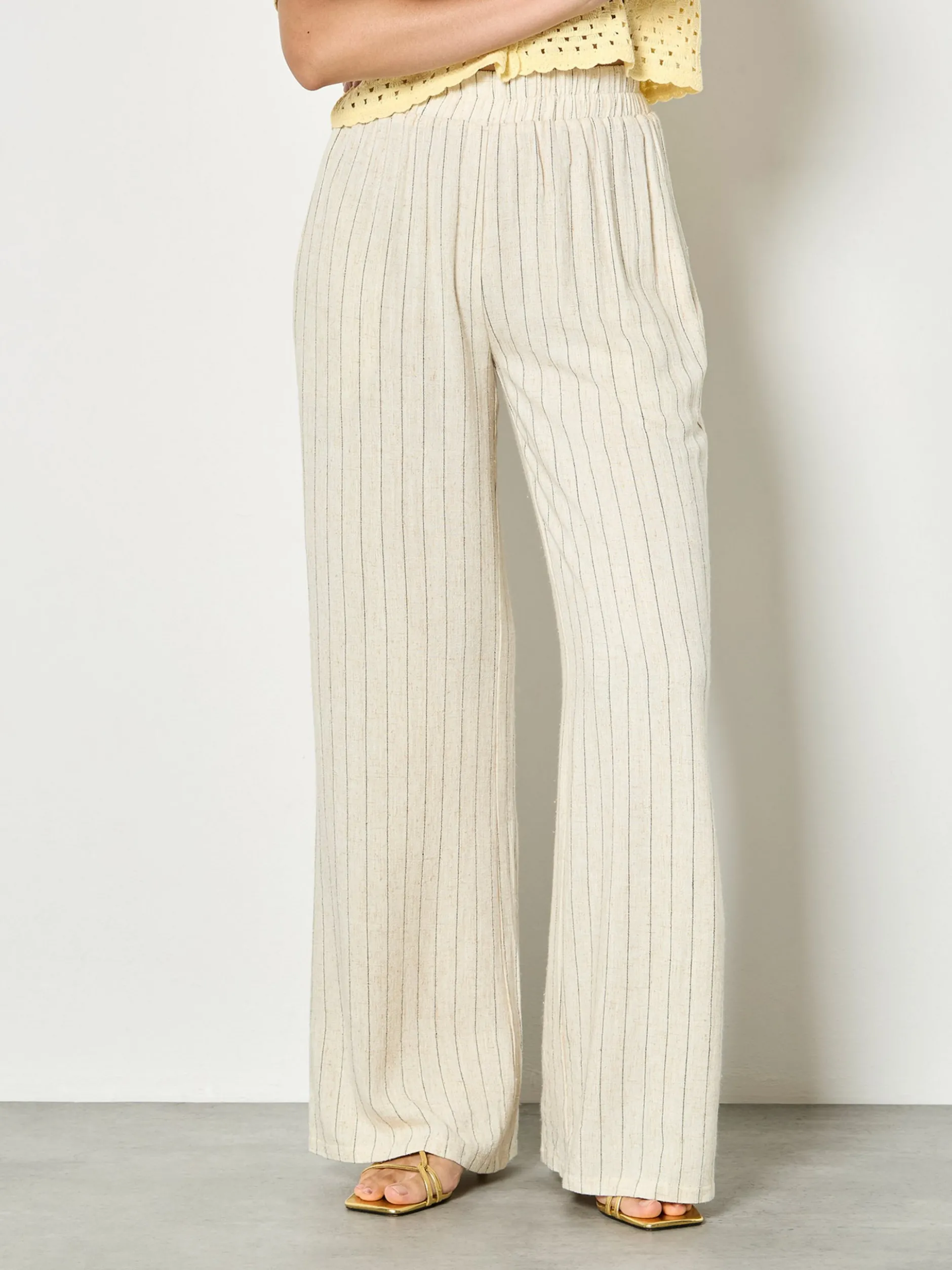 Apricot Damen Hose in beige - Länge: lang