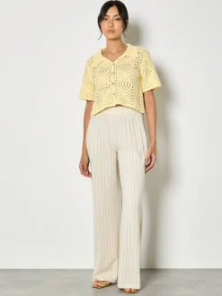 Apricot Damen Hose in beige - Länge: lang
