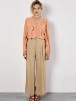 Apricot Damen Hose in beige - Länge: lang