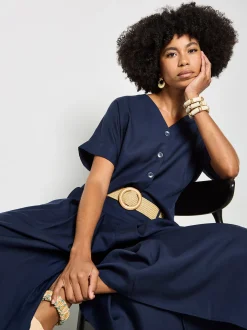 Apricot Damen Hose in blau - Länge: lang