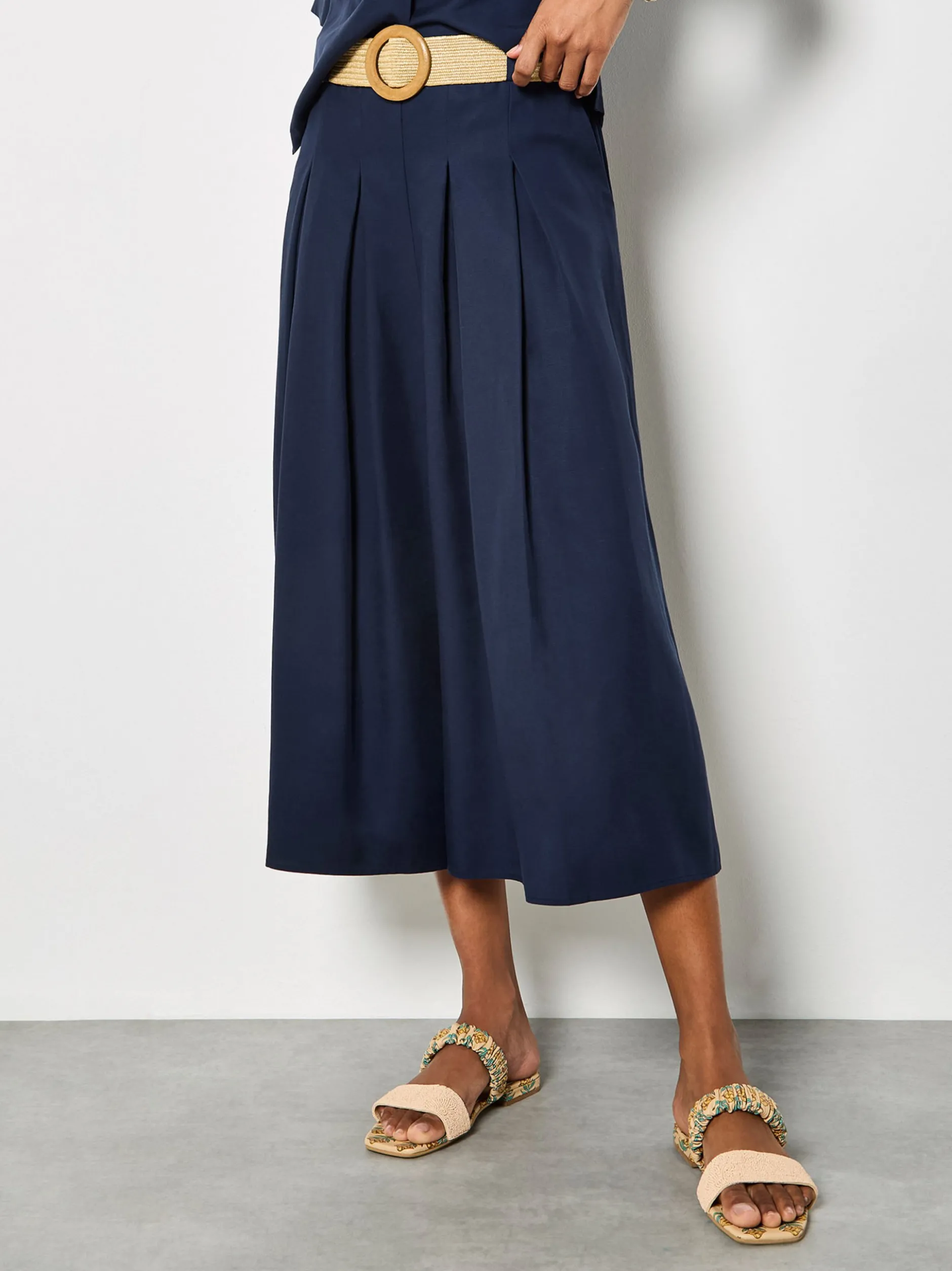 Apricot Damen Hose in blau - Länge: lang