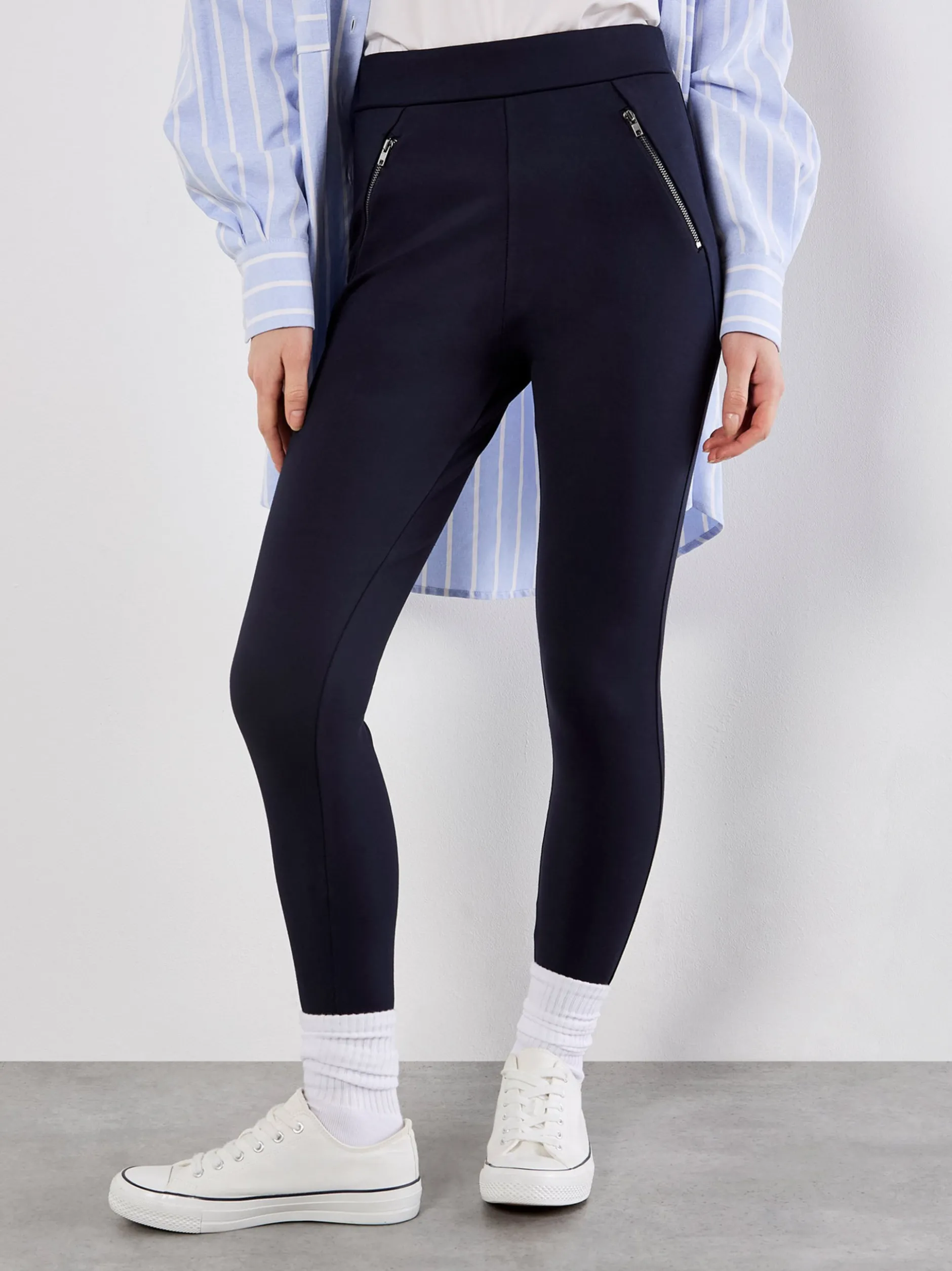 Apricot Damen Hose in blau - Länge: lang