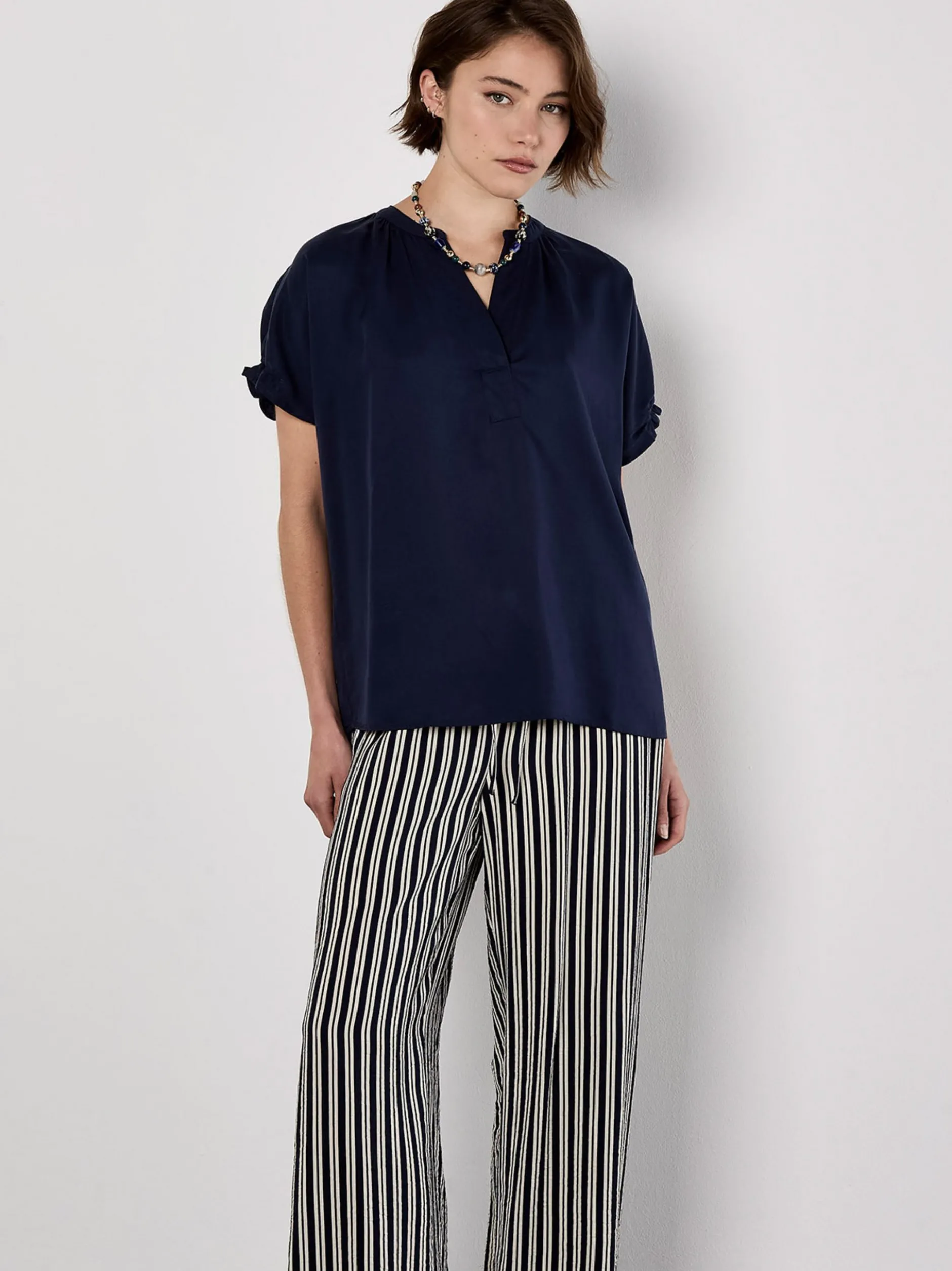 Apricot Damen Hose in mehrfarbig blau - Länge: lang