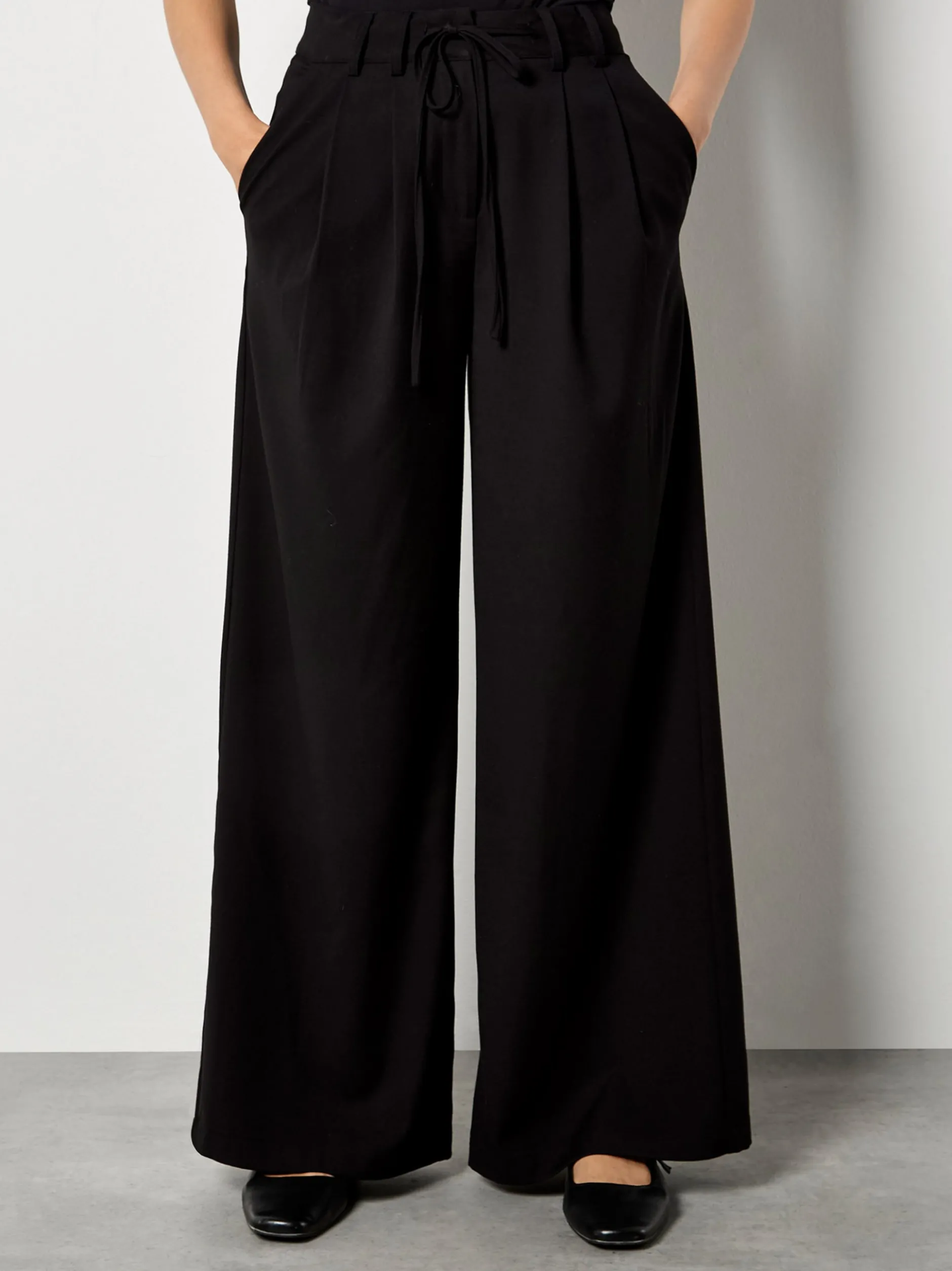 Apricot Damen Hose in schwarz - Länge: lang