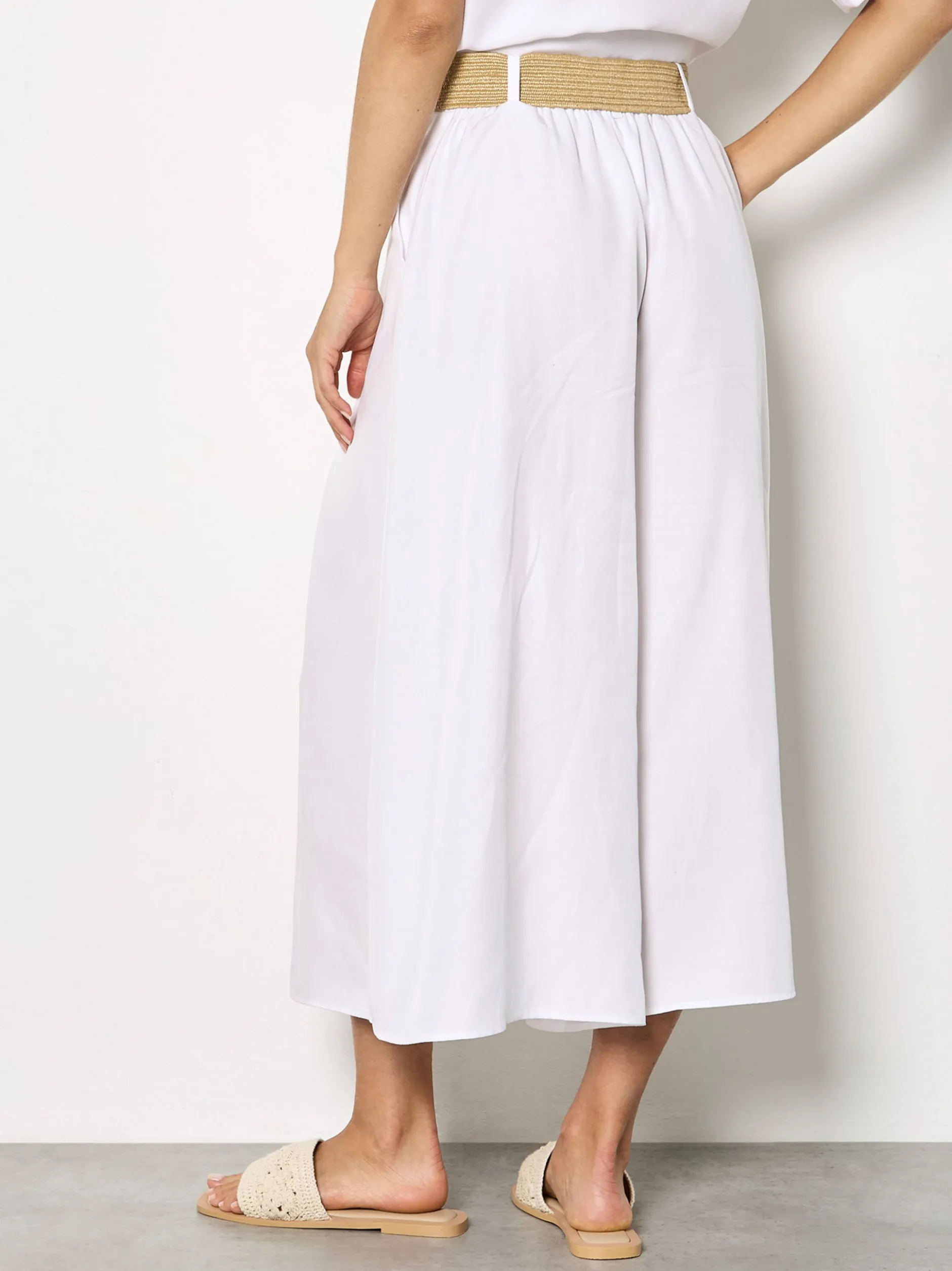 Apricot Damen Hose in weiß - Länge: lang