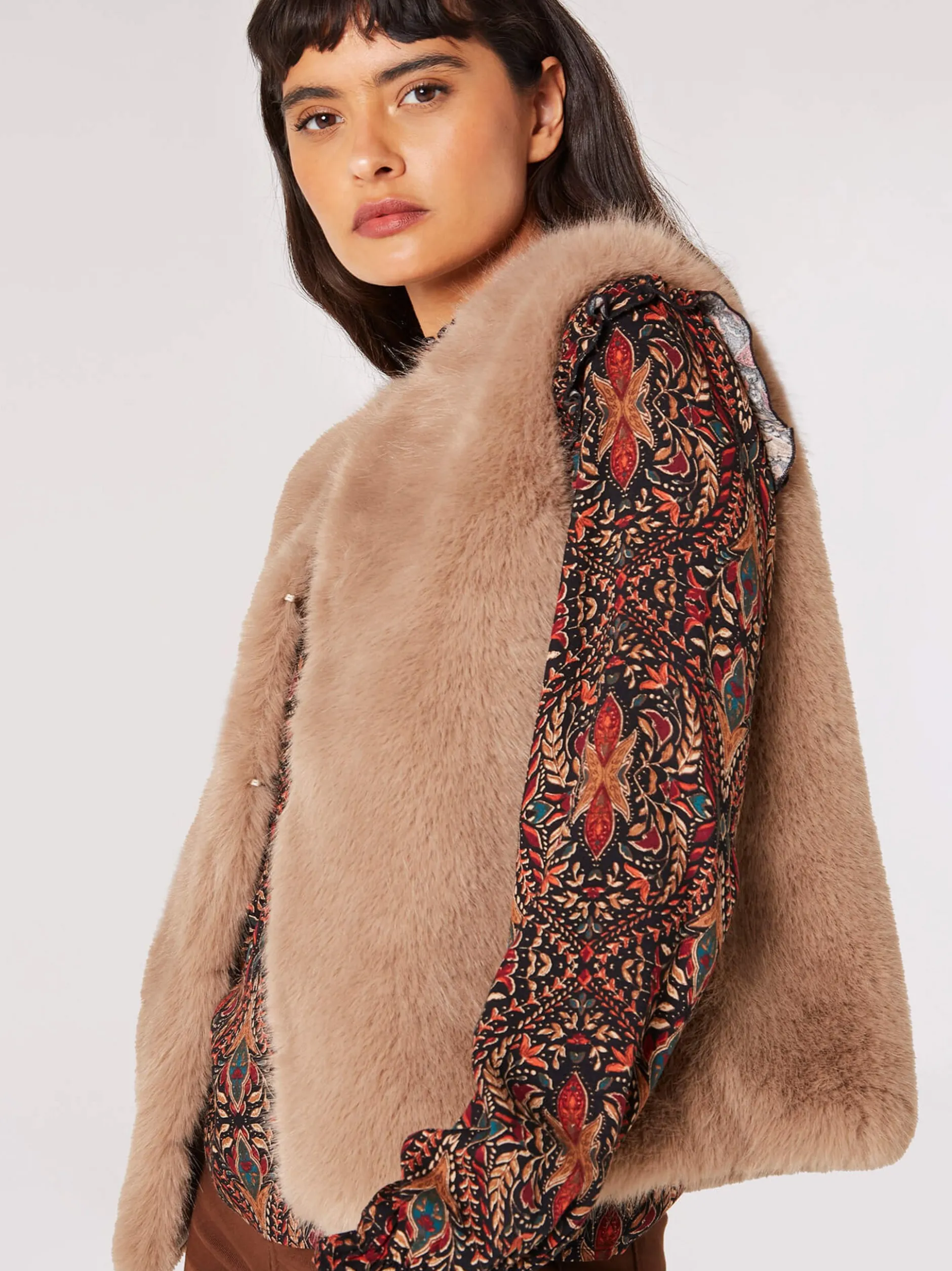 Apricot Damen Jacke in braun