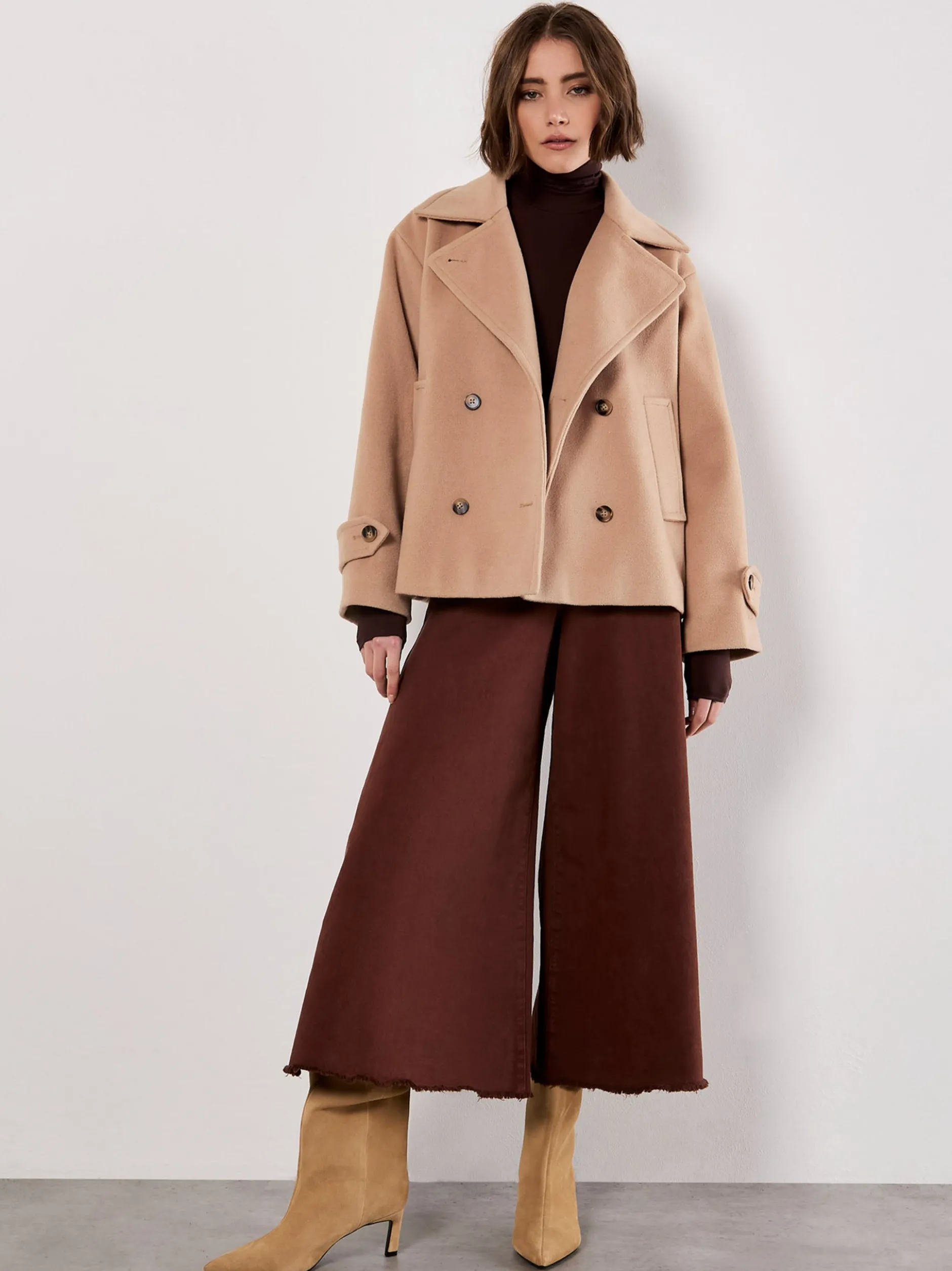 Apricot Damen Jacke in braun