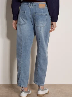 Apricot Damen Jeans in medium stone denim - Länge: lang