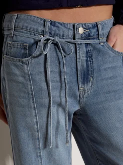 Apricot Damen Jeans in medium stone denim - Länge: lang
