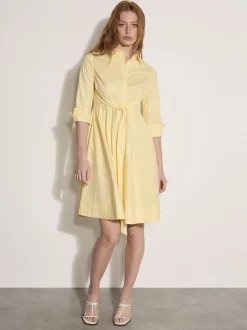 Apricot Damen Minikleid in gelb - Länge: knielang