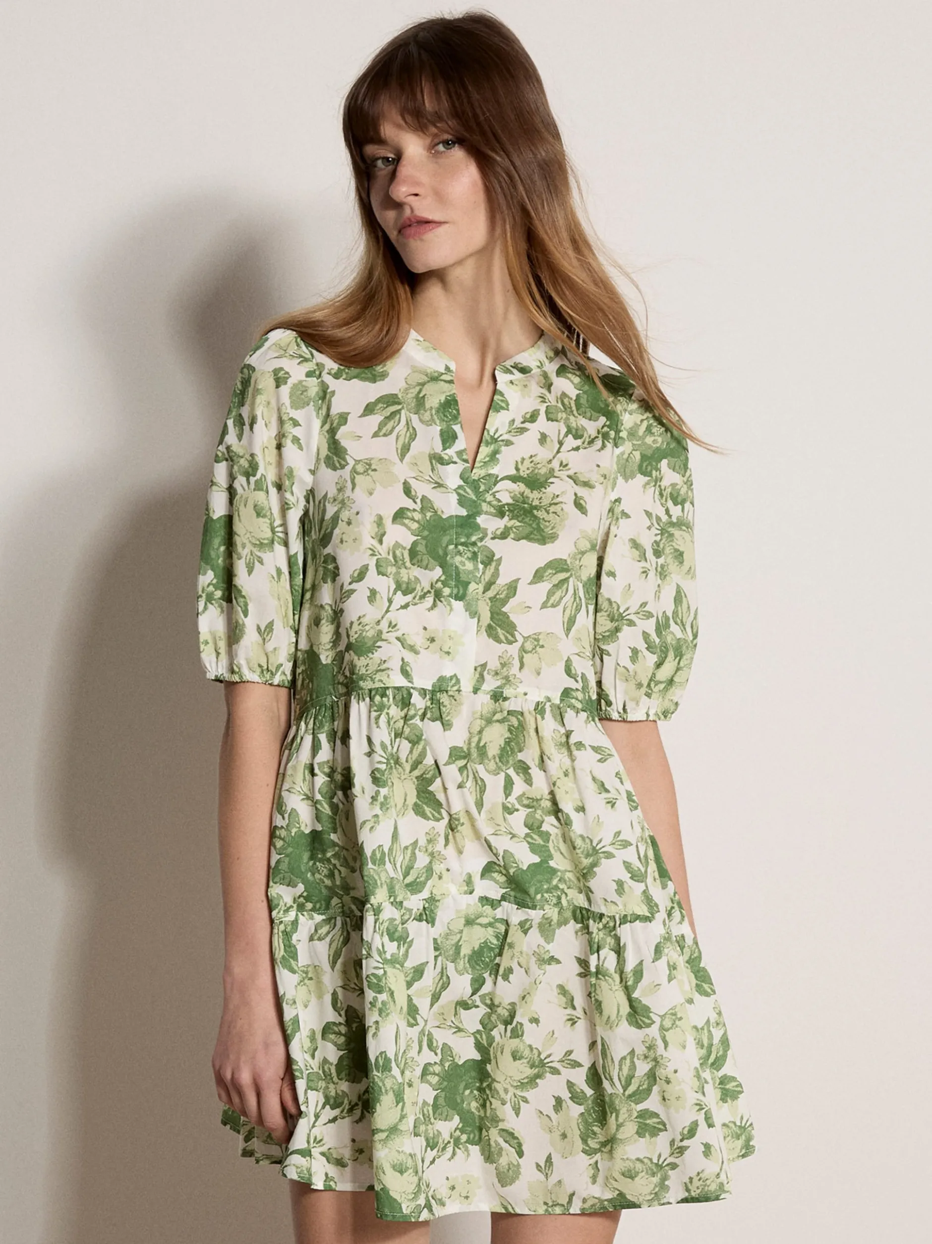 Apricot Damen Minikleid in grün - Länge: kurz