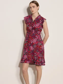 Apricot Damen Minikleid in mehrfarbig - Länge: knielang