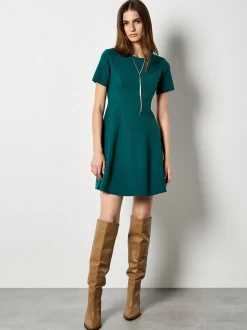 Apricot Damen Minikleid in petrol türkis