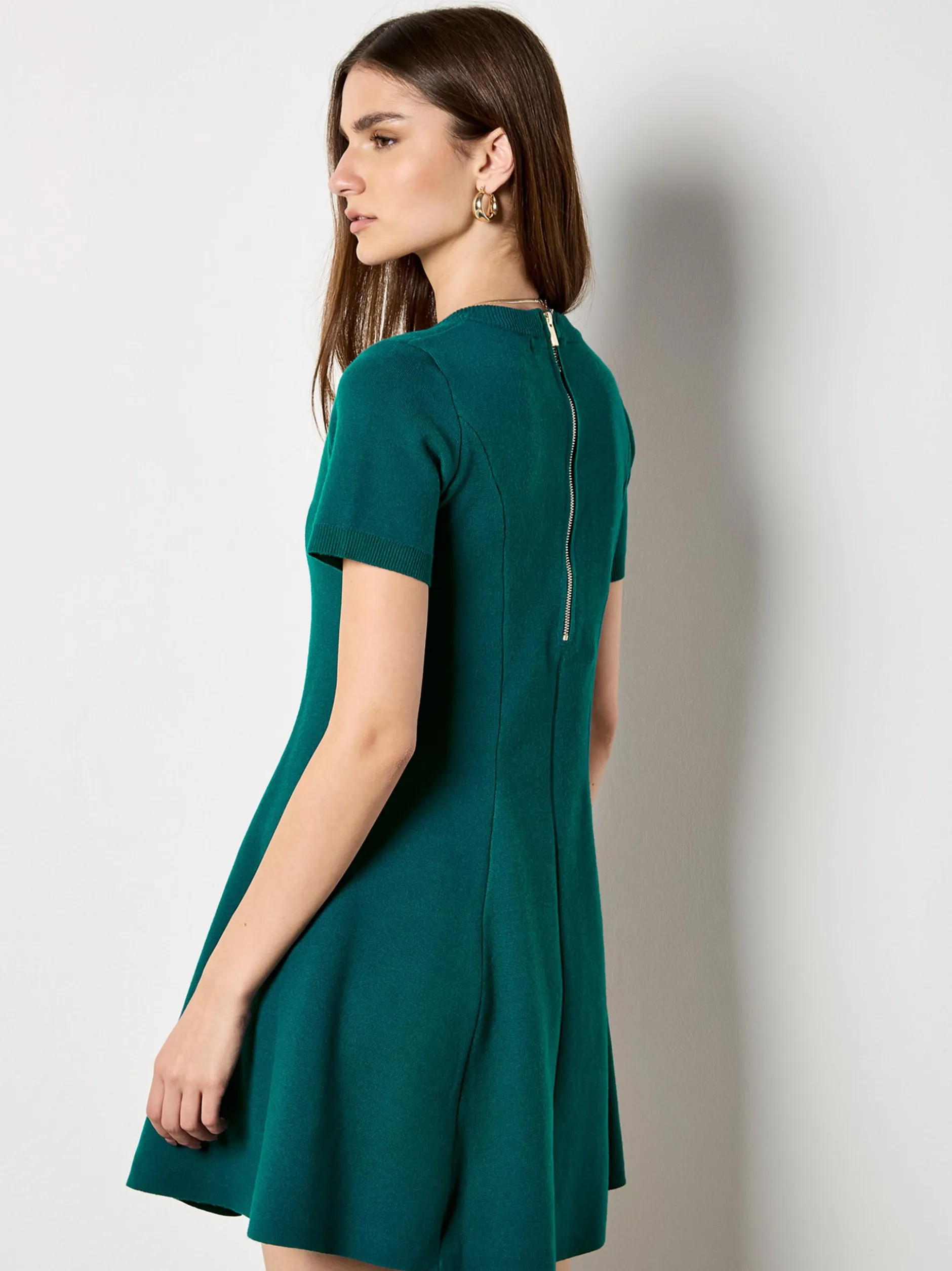 Apricot Damen Minikleid in petrol türkis