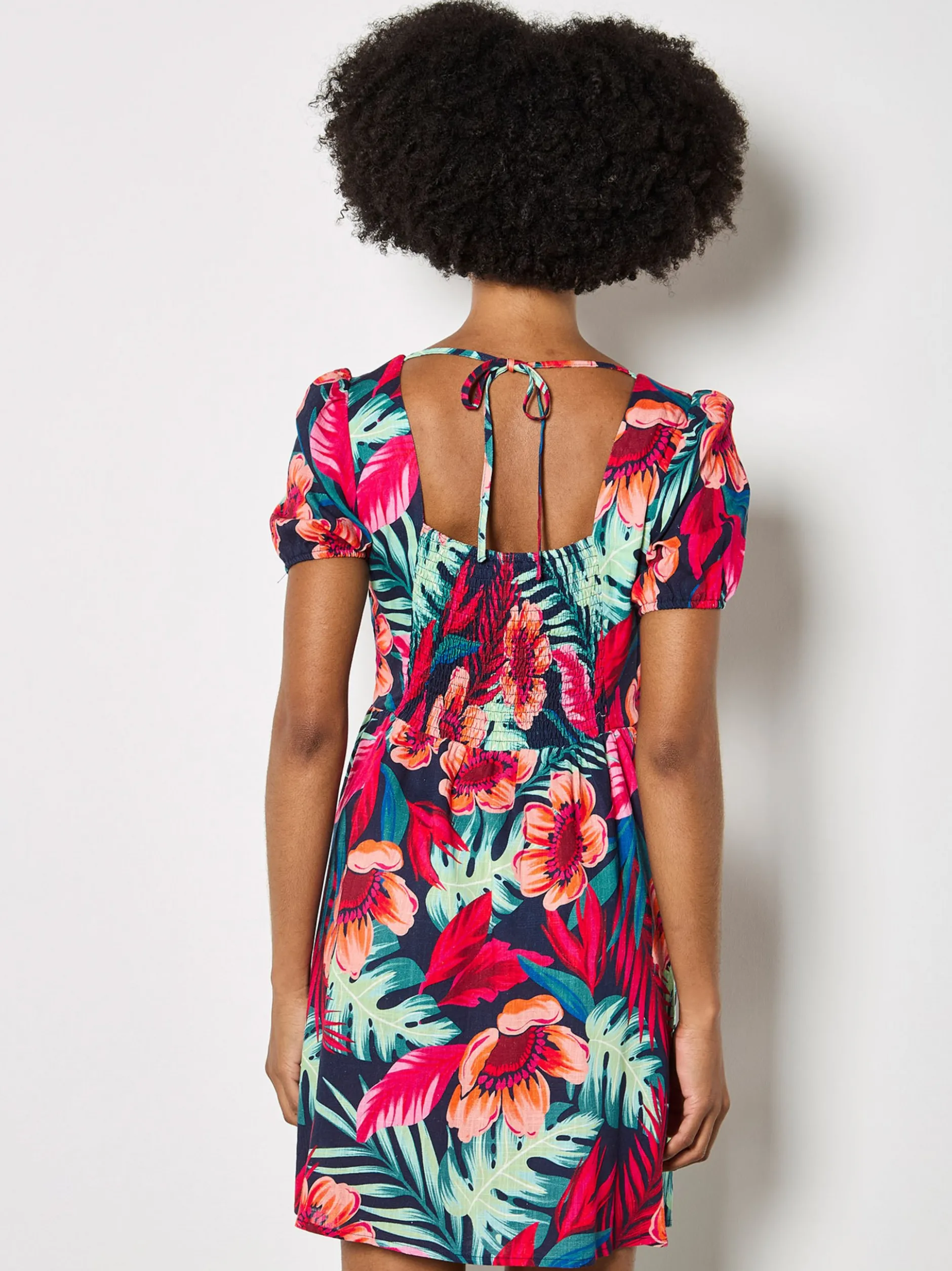 Apricot Damen Minikleid in pink fuchsia