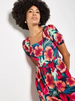 Apricot Damen Minikleid in pink fuchsia
