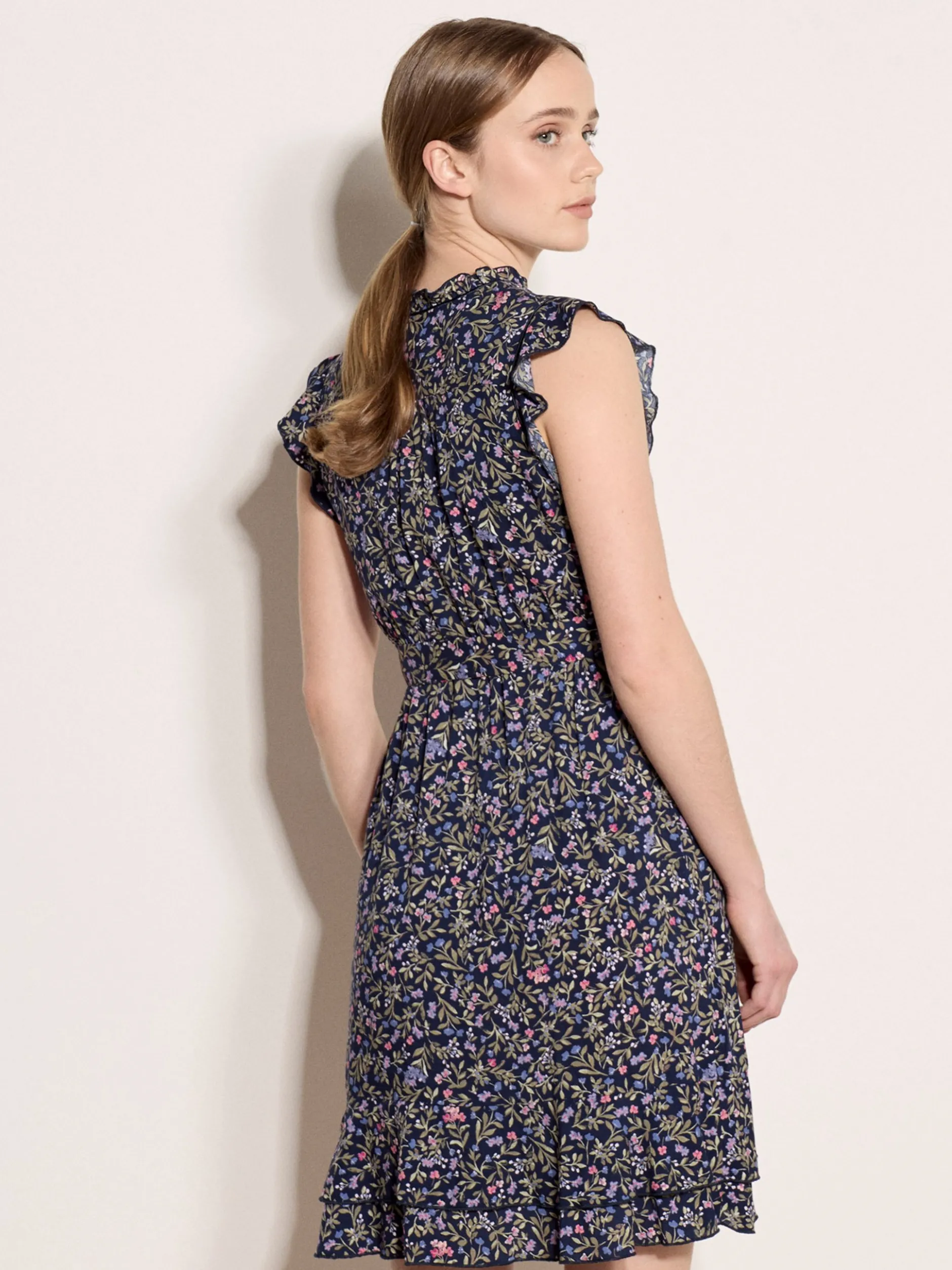 Apricot Damen Minikleid in purple mehrfarbig