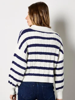 Apricot Damen Pullover in mehrfarbig weiß