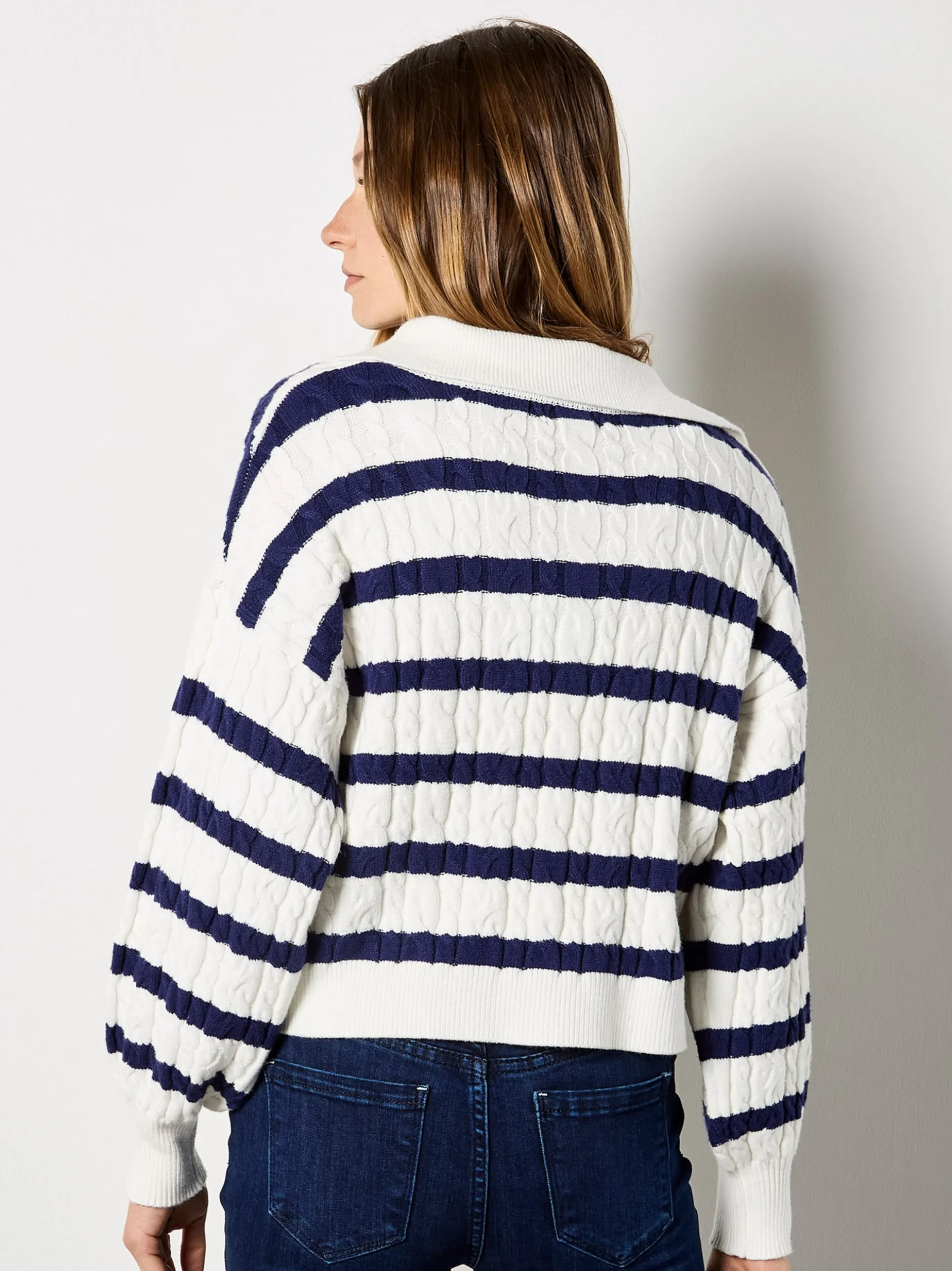 Apricot Damen Pullover in mehrfarbig weiß