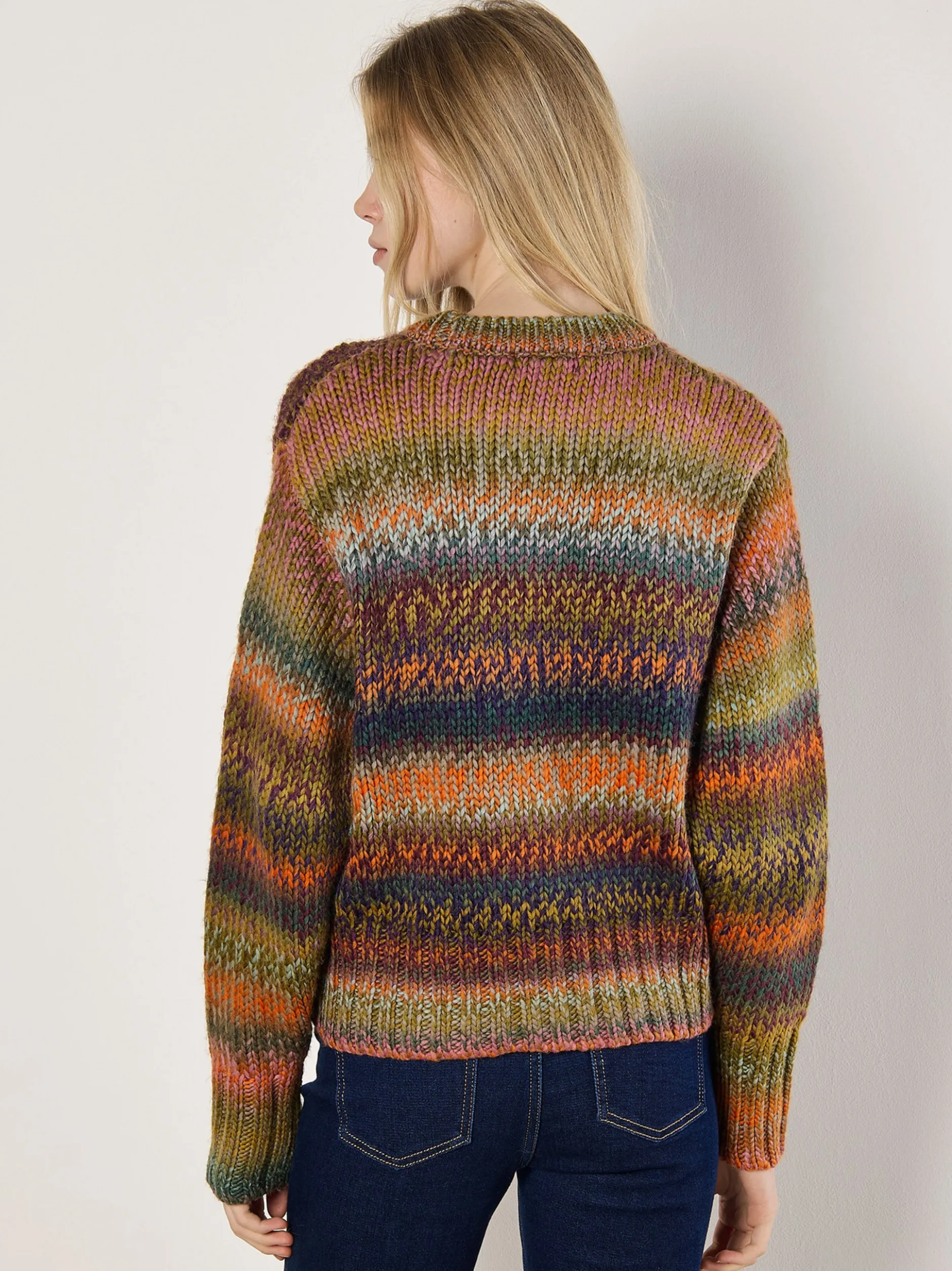 Apricot Damen Pullover in orange - Ausschnitt: Rundhals