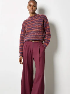 Apricot Damen Pullover in orange mehrfarbig