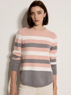 Apricot Damen Pullover in rosa mehrfarbig
