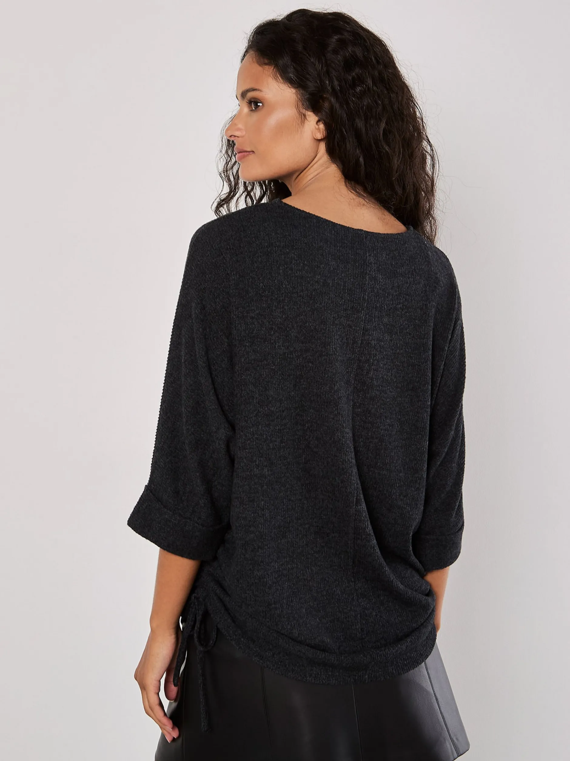 Apricot Damen Shirt in grau - Ausschnitt: Rundhals