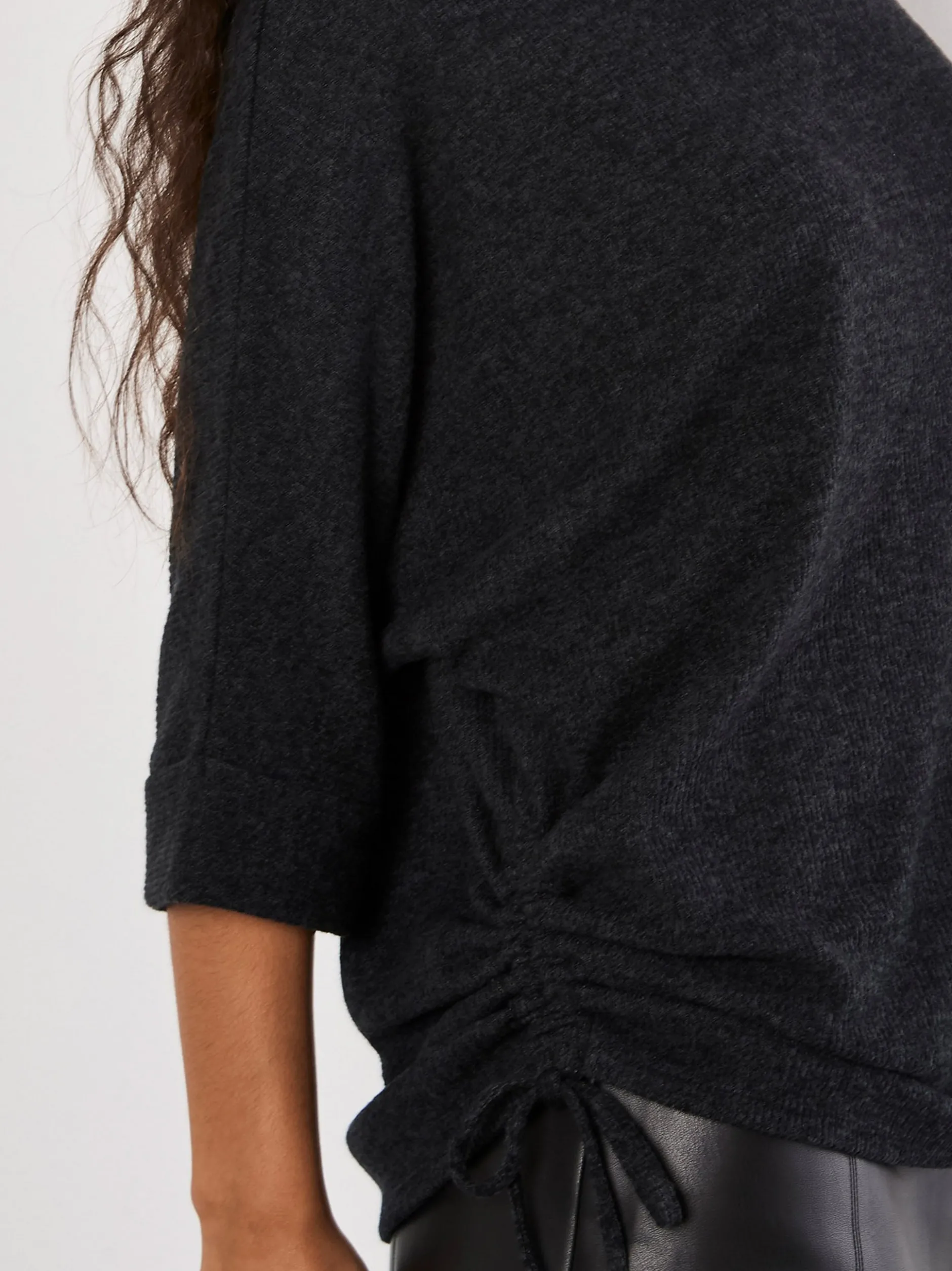 Apricot Damen Shirt in grau - Ausschnitt: Rundhals