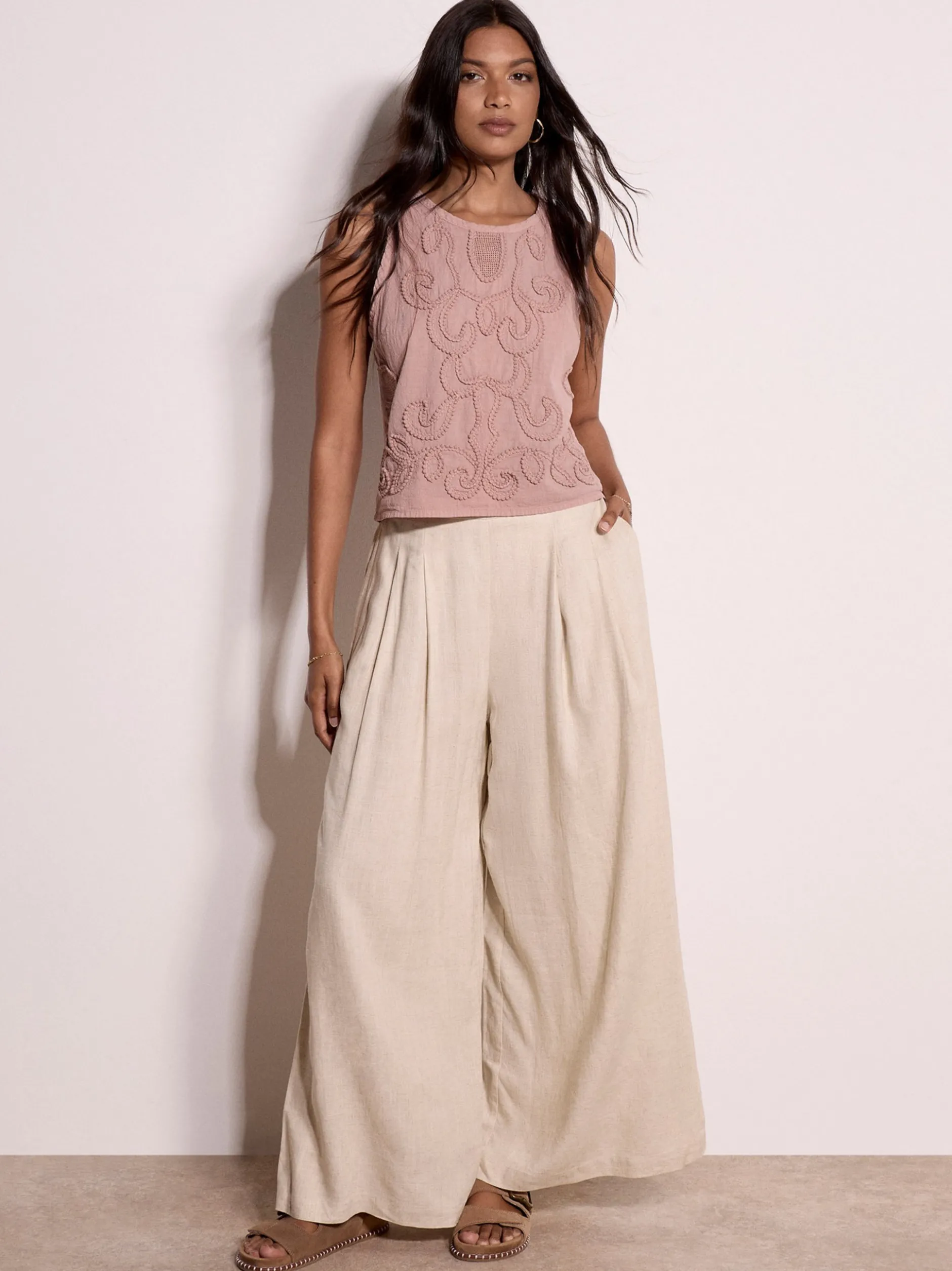 Apricot Damen Top in rosa - Ausschnitt: Rundhals