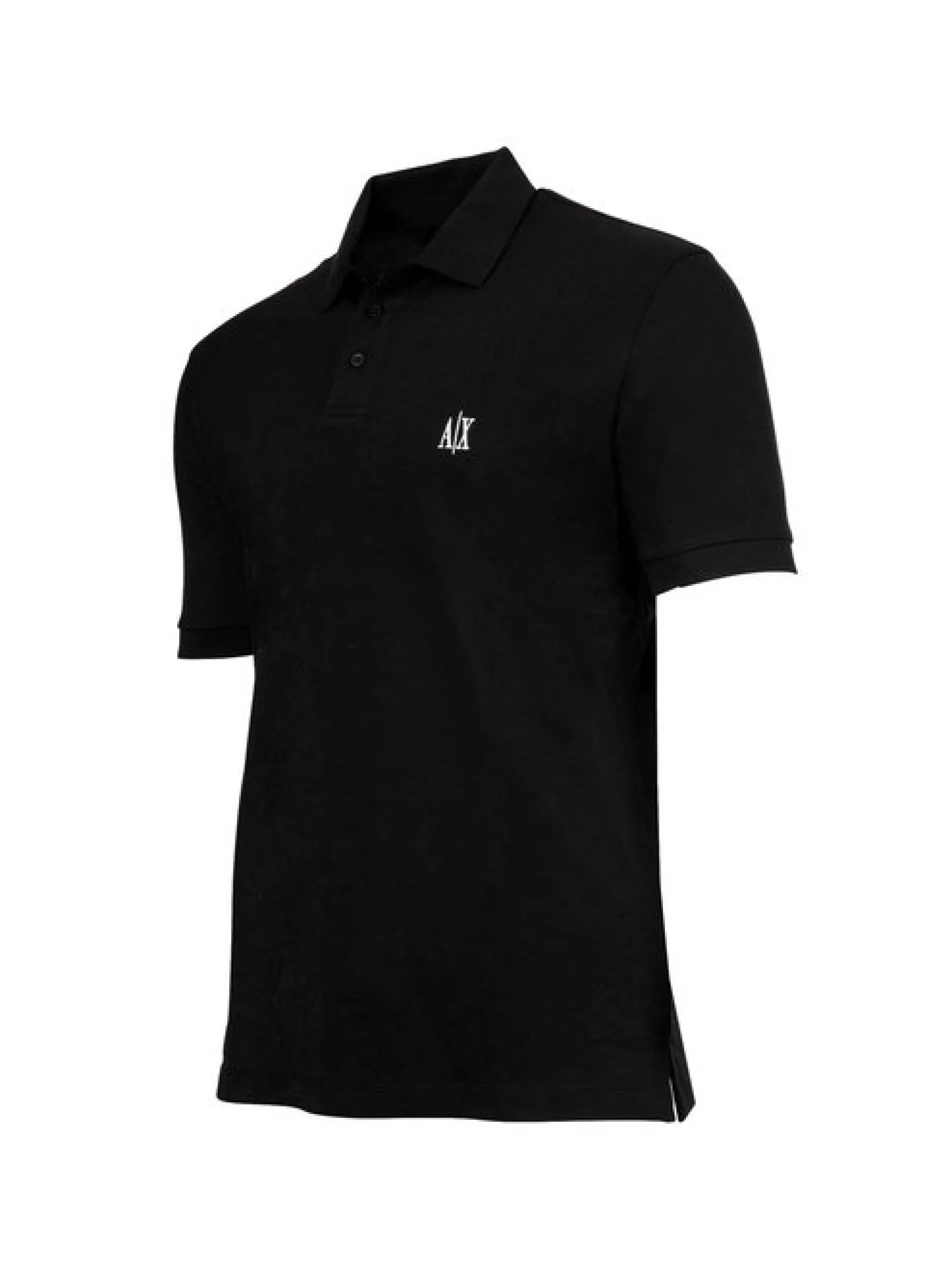 Armani Exchange Herren Poloshirt in schwarz