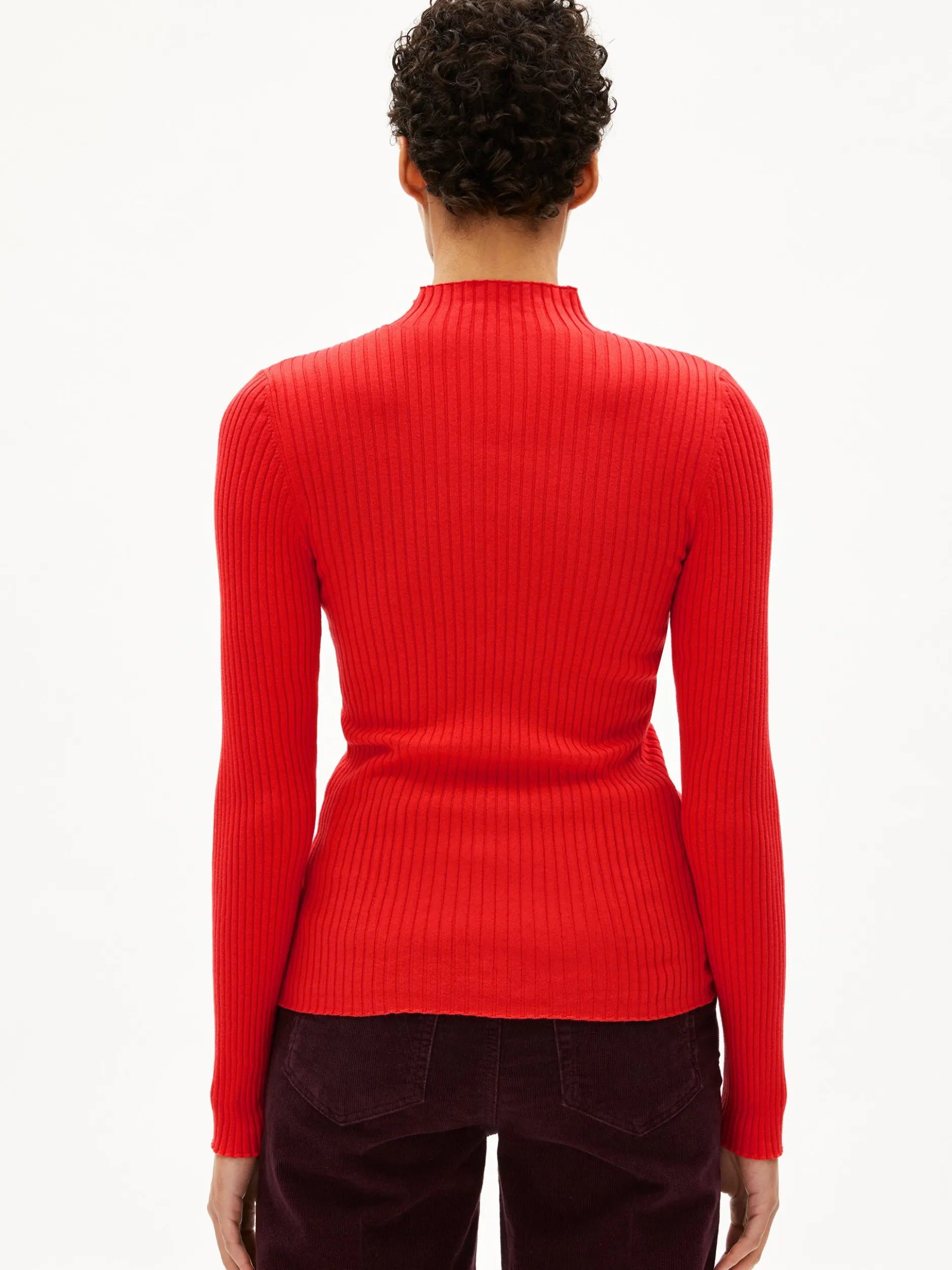 ARMEDANGELS Damen Strickpullover - Alaania in rot