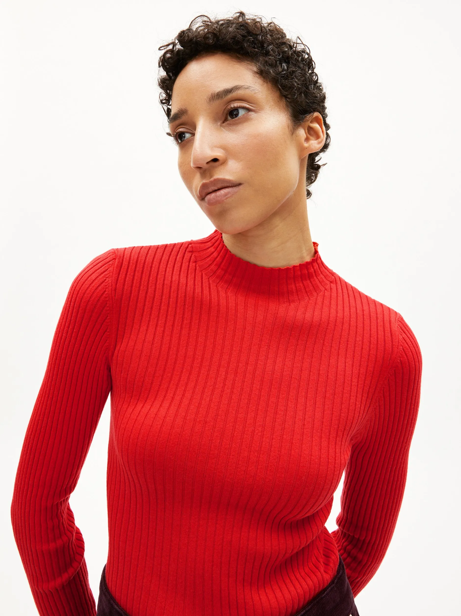 ARMEDANGELS Damen Strickpullover - Alaania in rot