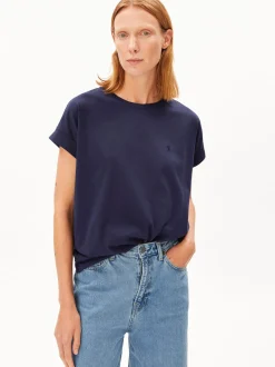 ARMEDANGELS Damen T-Shirt - Idaara in marine