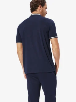 BABISTA Herren Doppelpack Poloshirt - JORMAR in blau weiß