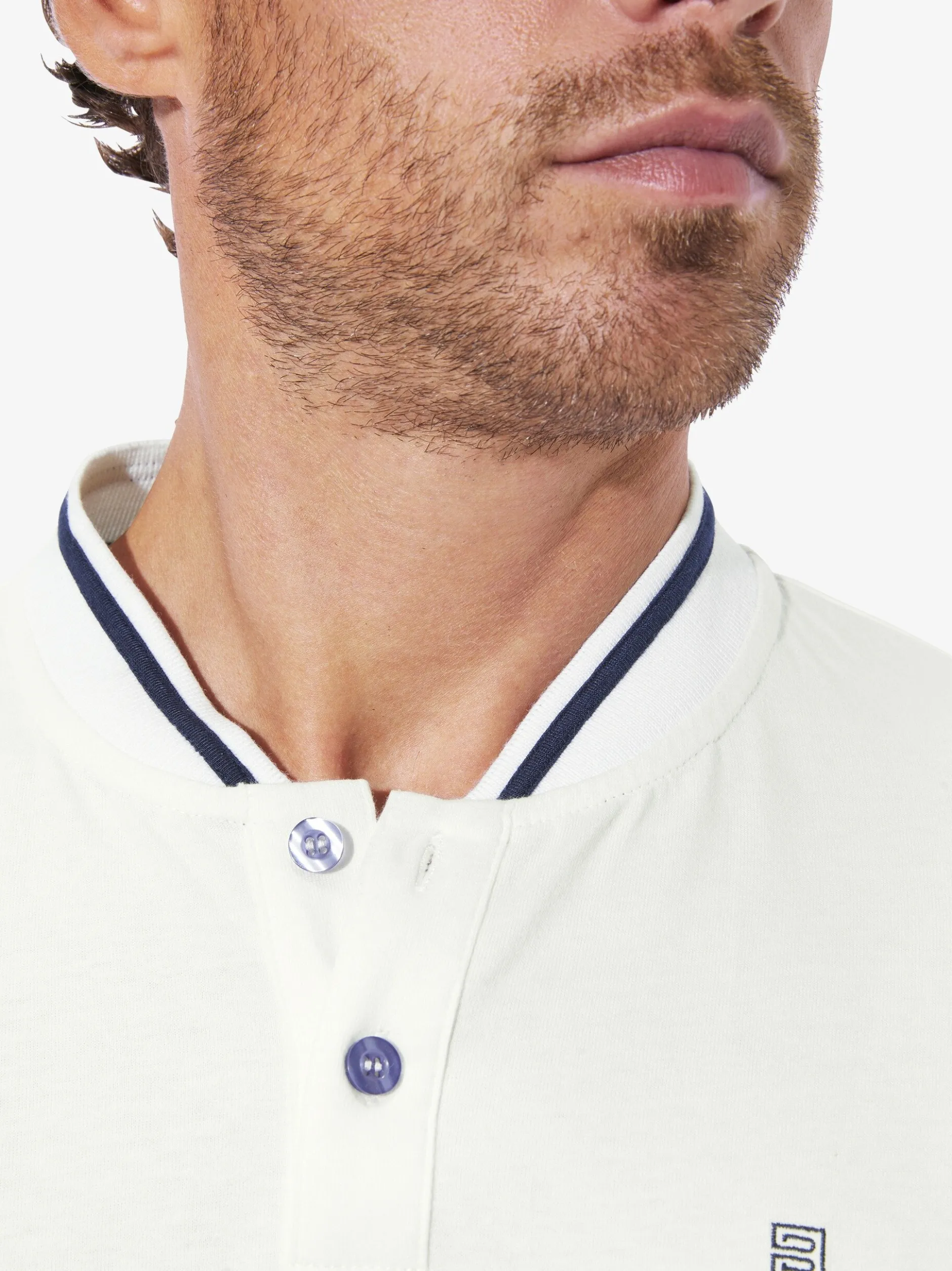 BABISTA Herren Doppelpack Poloshirt - JORMAR in blau weiß